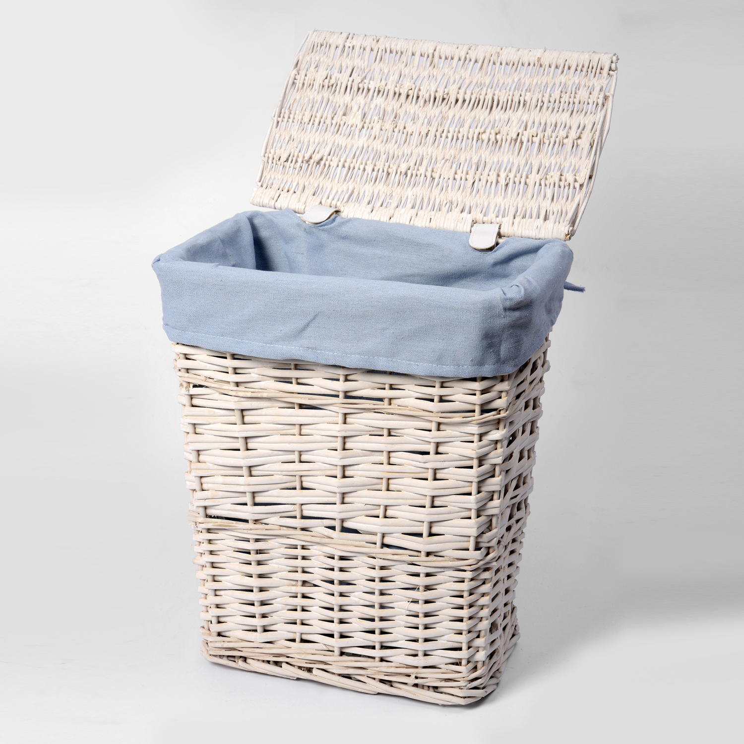 WB-450-L Lippe Плетеная корзина для белья с крышкой WasserKRAFT  - Вид №1