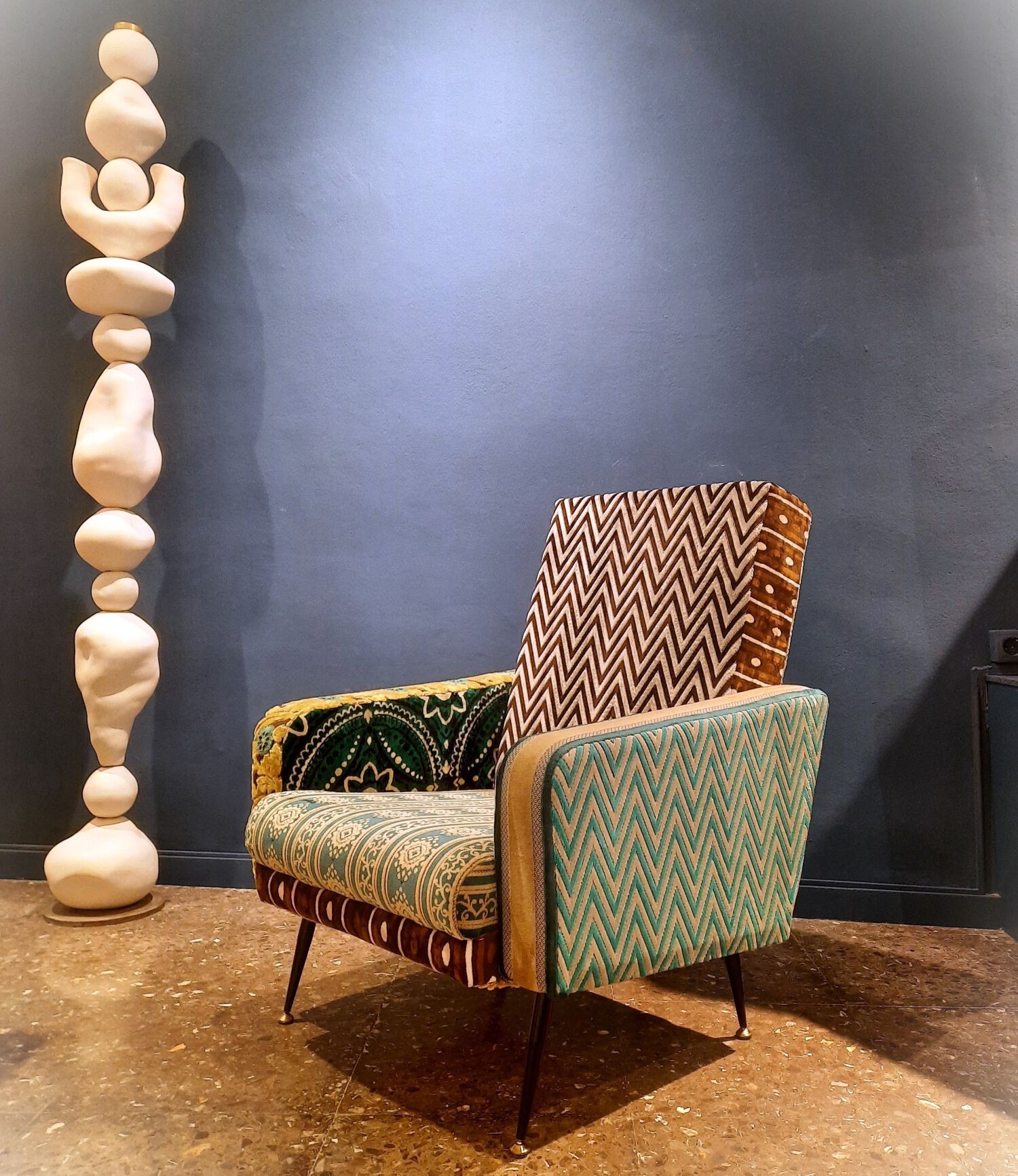 Бархатное кресло ICI ET LÀ мягкие сиденья ARCH-00086838 - Вид №2