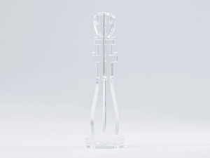 Напольная вешалка из оргстекла