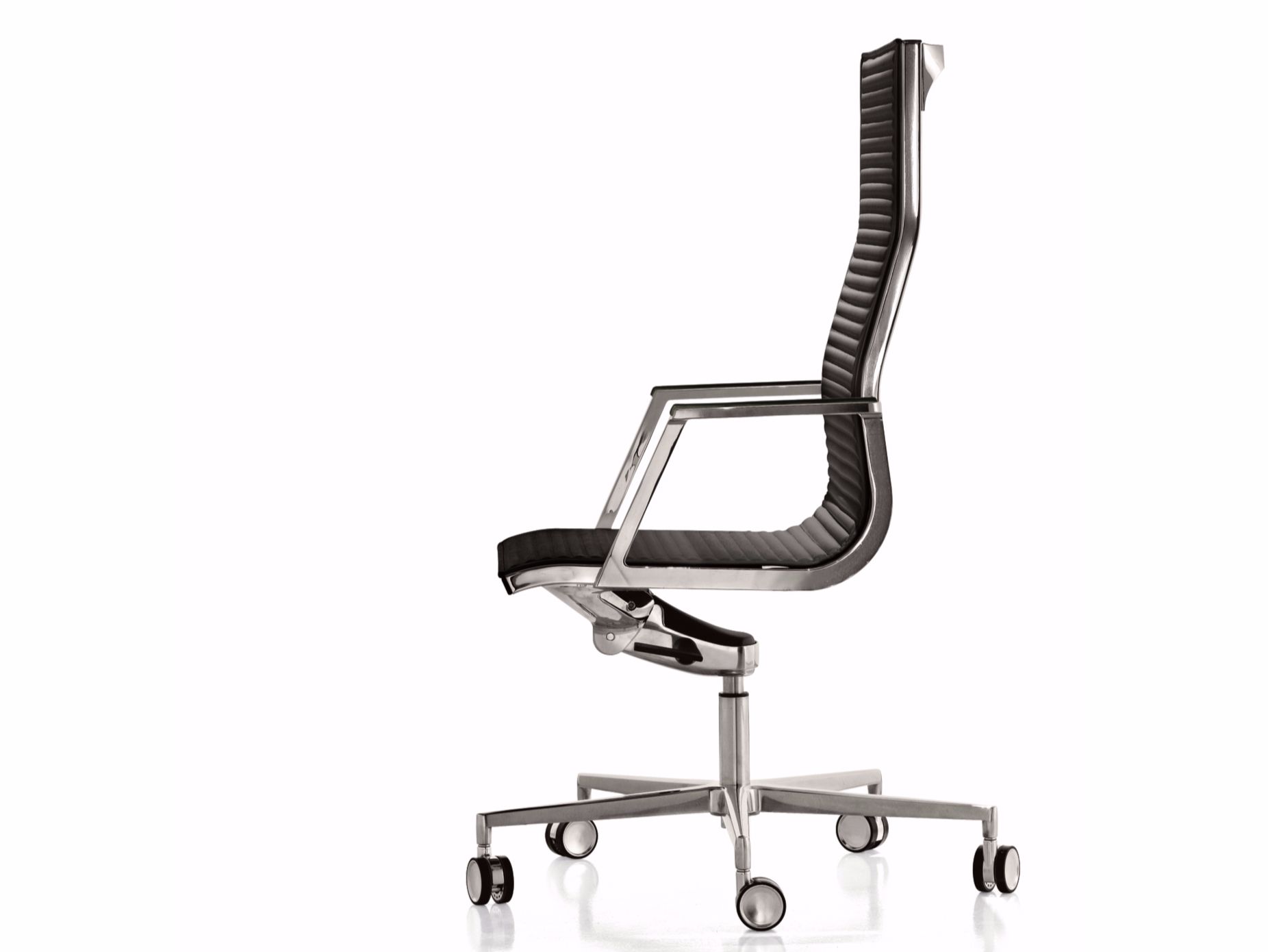 Кожаный поворотный операционный офисный стул с колесами Luxy Nulite ARCH-00103525 - Вид №2