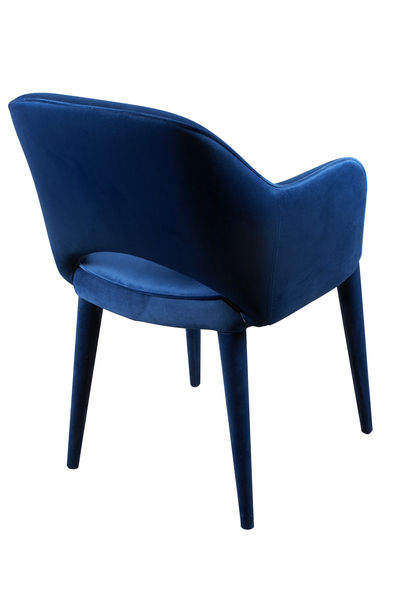 FUPP0003 Синее бархатное кресло Хайбери ijlbrown  - Вид №2