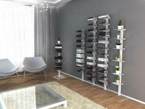 STUDIO T Книжный шкаф с открытой стенкой Inuno black & white