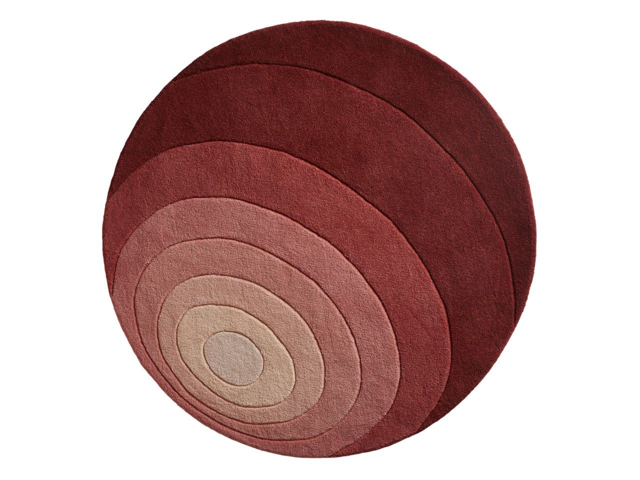 Круглый шерстяной ковер с геометрическим рисунком VERPAN Panton ARCH-00080520