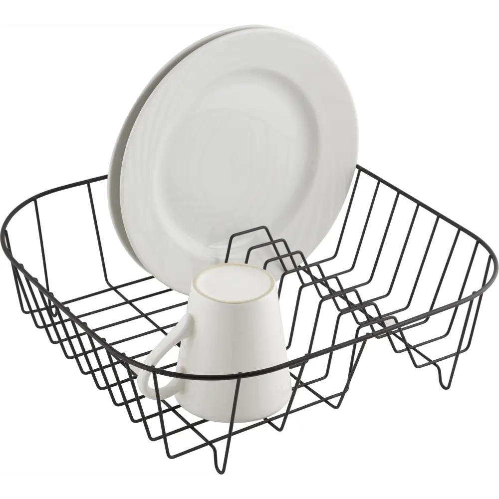Сушилка для посуды Candore 34x34x10.5 см металл цвет серый 82503962 STLM-2006071 Santreyd  - Вид №3