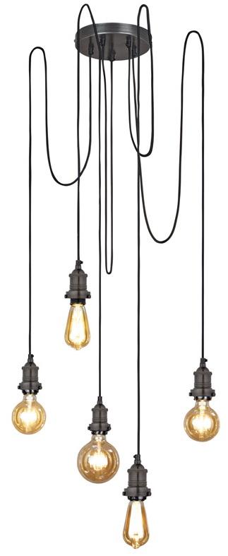 Industville Подвесной светильник из латуни Brooklyn Br-5wp-b - Вид №2