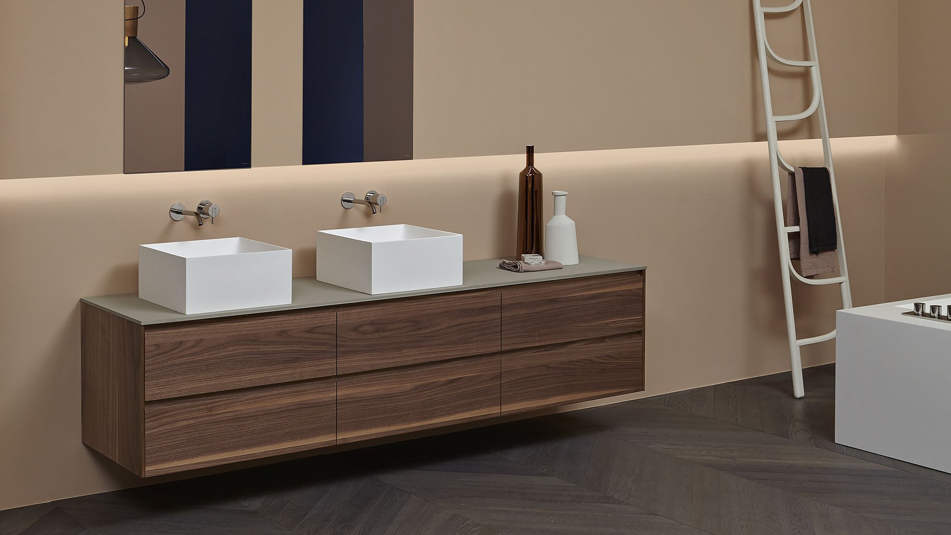 Stratos Накладная раковина на столешницу  прямоугольная Antoniolupi  - Вид №4