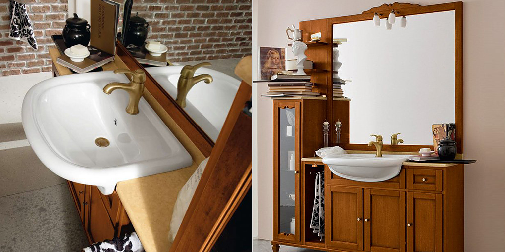 Комплект мебели для ванной комнаты York 33 Cerasa York YORK33 - Вид №1