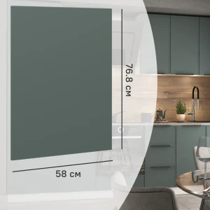Фальшпанель для кухонного шкафа Инта 58x77 см KONSENSA МДФ цвет зеленый 89417919 STLM-2103078