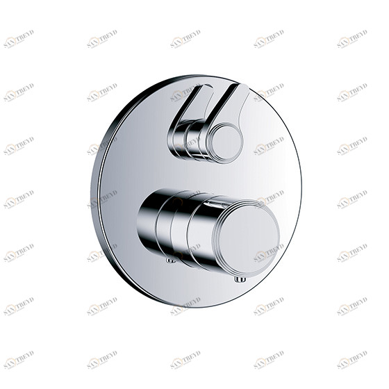 Термостат для душа скрытого монтажа ½" с запорным и переключающим вентилем JOERGER Cronos 637.40.380.000