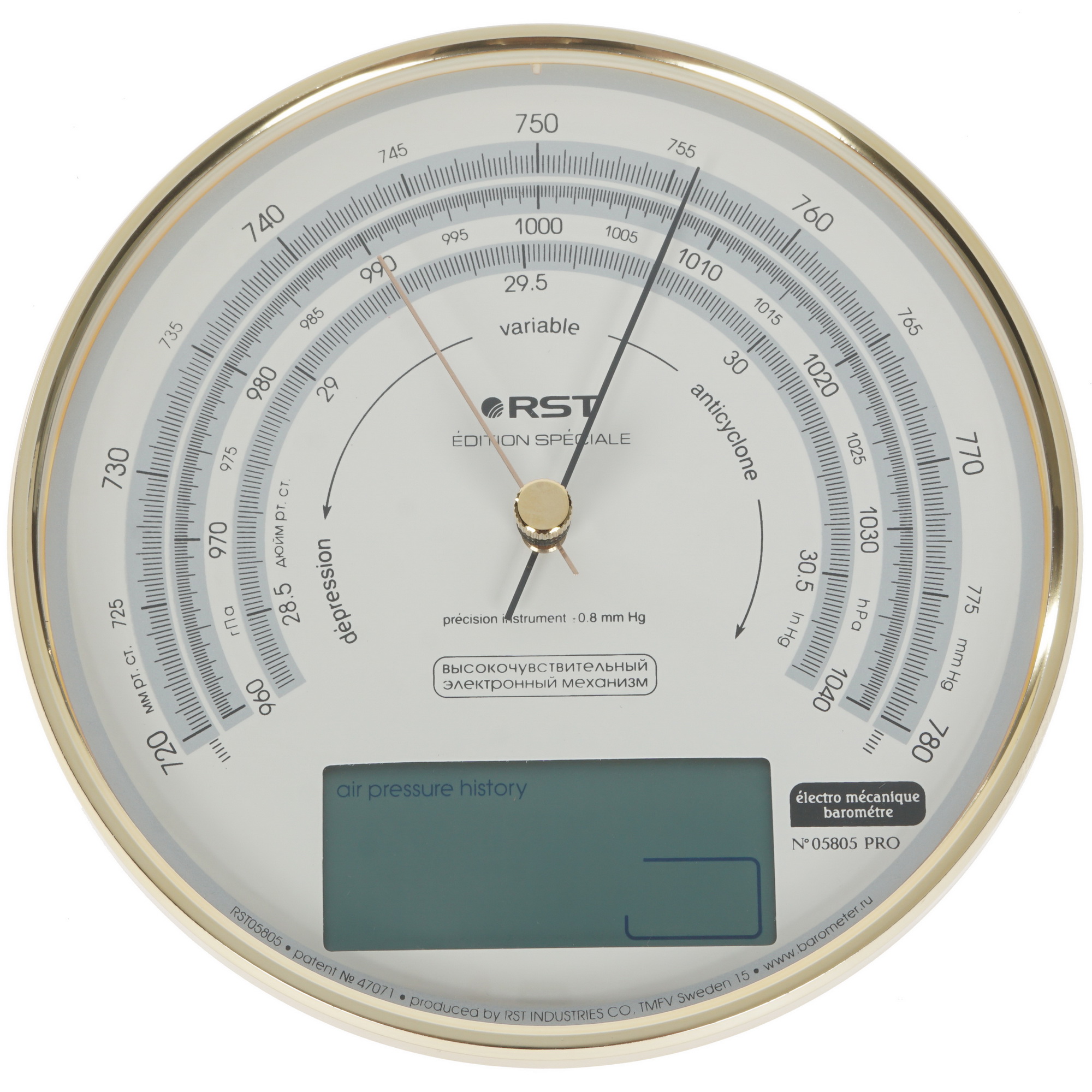1304393 Барометр RST 5805 STDN-0025753