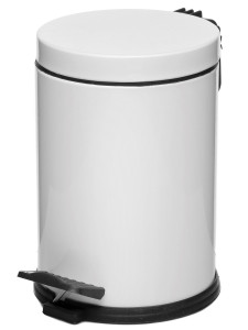 Вёдра с педалью и крышкой Aquila 3L Mini White NAVAKO