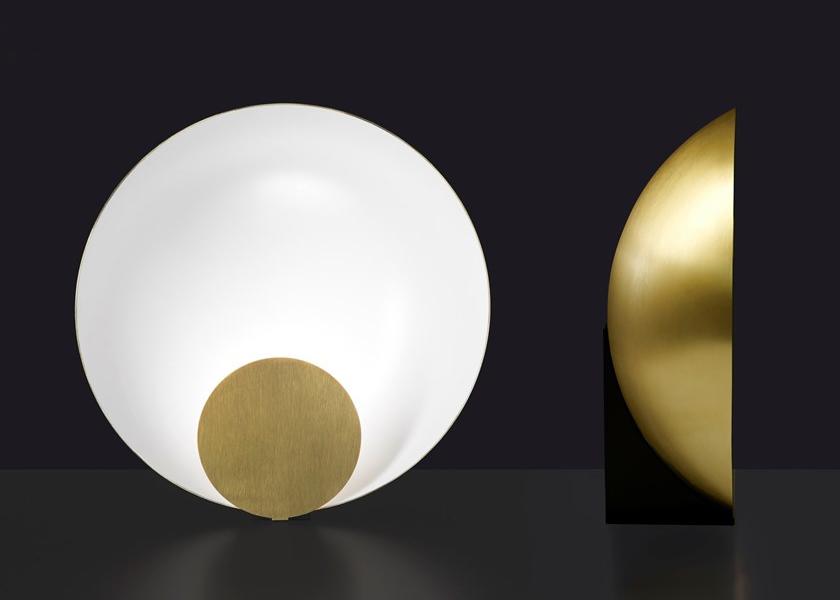 Oluce Светодиодная настольная лампа с отраженным светом из металла  287 - 288  - Вид №2