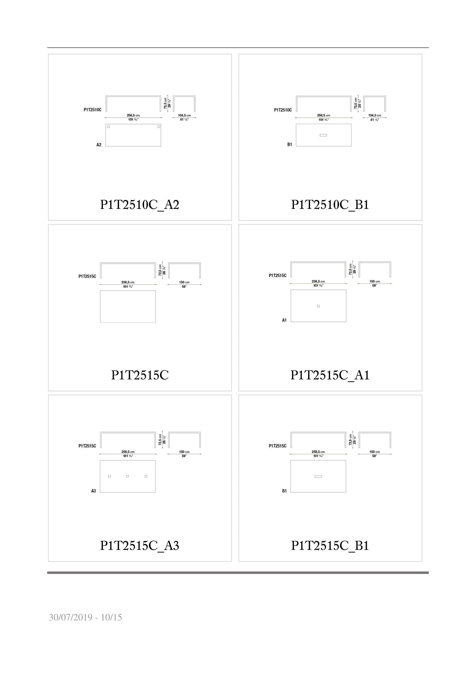 Прямоугольный рабочий стол B&B Italia Project проект 1 ARCH-00076606 - Вид №8