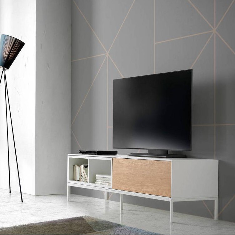 Тумба под телевизор серая GOB-5482-4 от Angel Cerda ANGEL CERDA  241856 Серый  - Вид №4