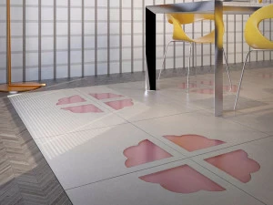 VETROVIVO Пол из керамогранита и стекла Stuck & co