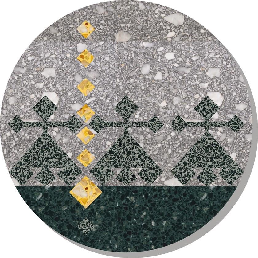 KAROISTANBUL Круглая столешница из венецианского терраццо Complementi d'arredo sun-id-1464750 - Вид №6