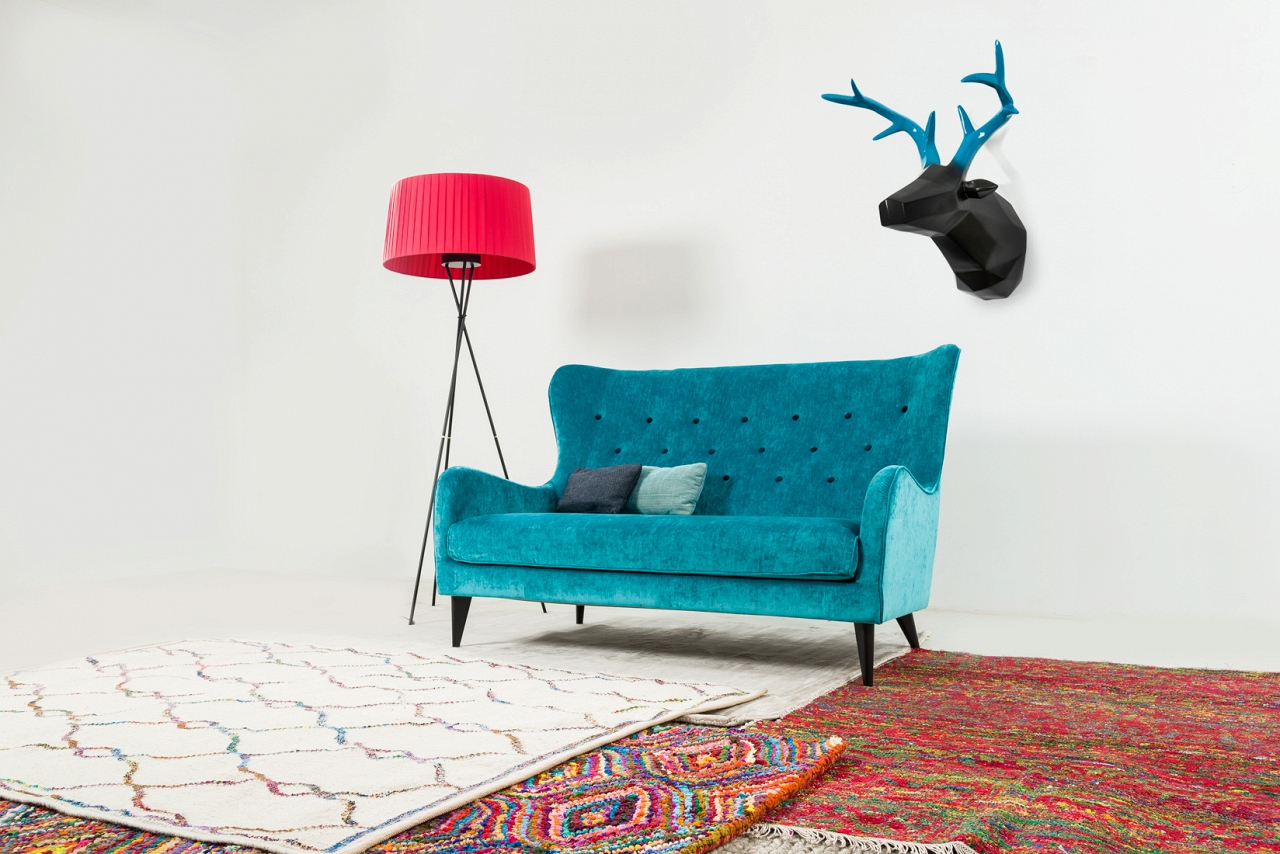 Диван Pola прямой синий SITS POLA 192261 Синий  - Вид №6