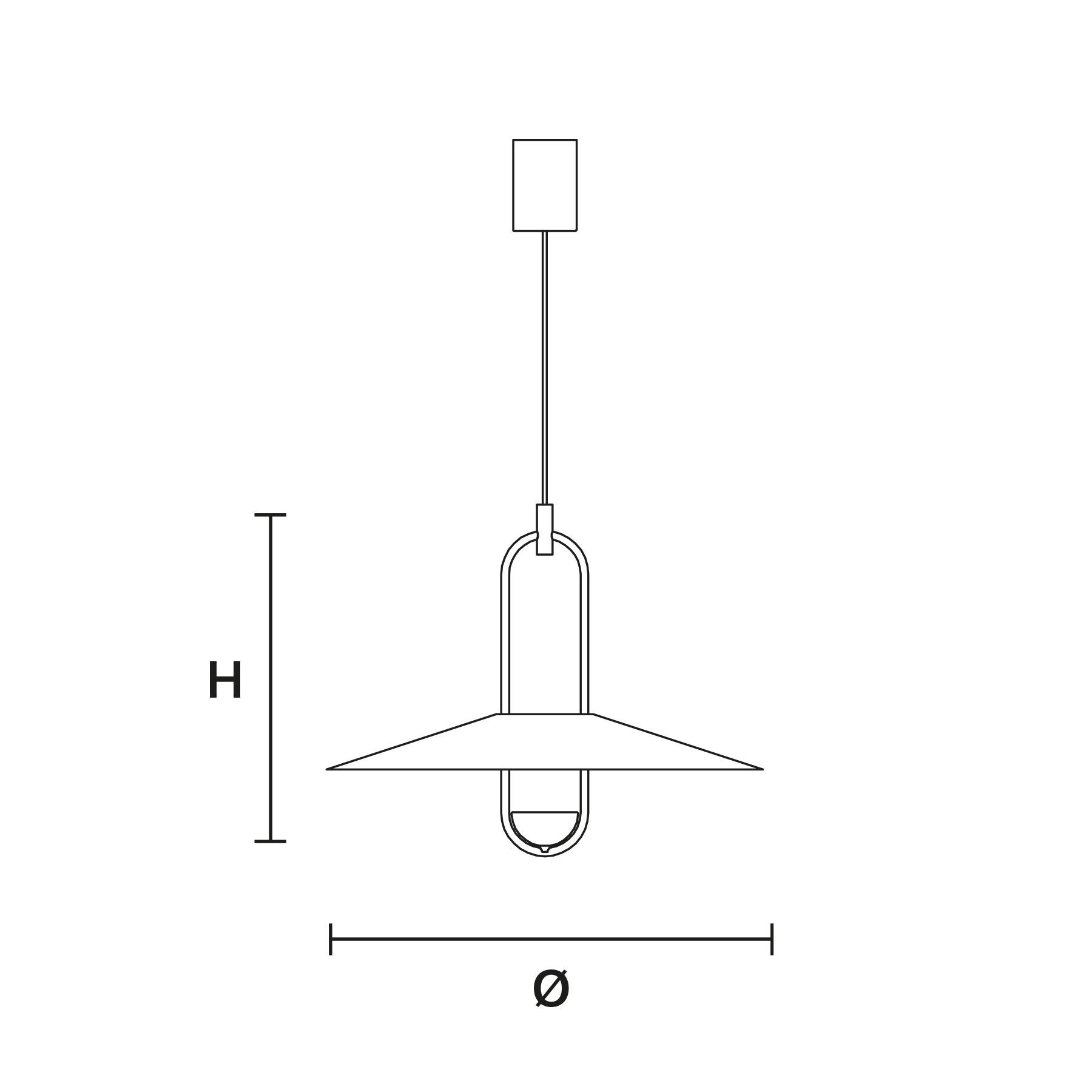 Металлический светодиодный подвесной светильник Masiero Luppiter ARCH-00042464 - Вид №2