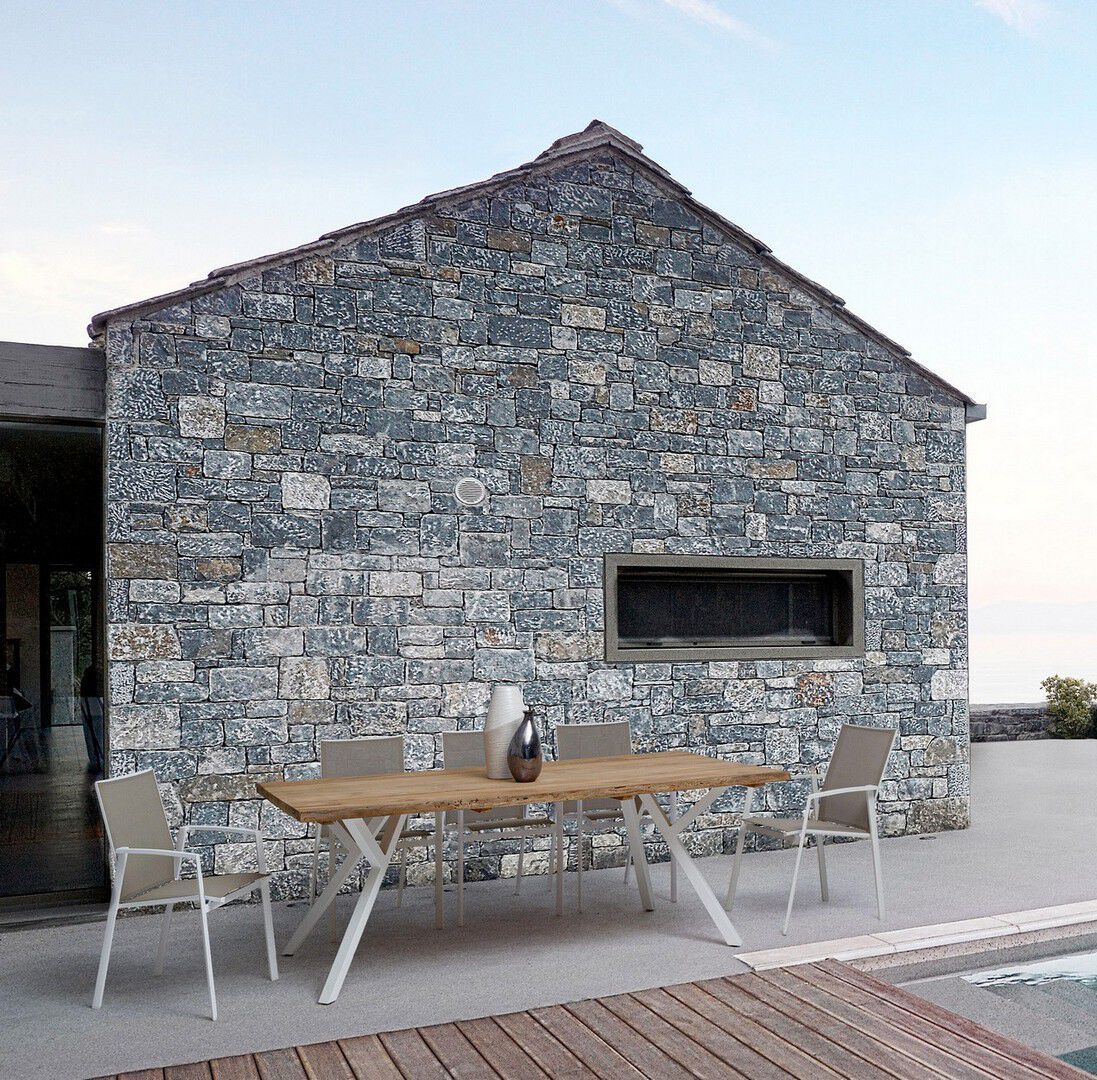 Алюминиевый штабелируемый садовый стул с подлокотниками BIZZOTTO Cruise ARCH-00086262 - Вид №7