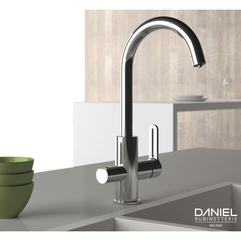 SR679DW Смеситель для мойки DANIEL RUBINETTERIE  - Вид №1
