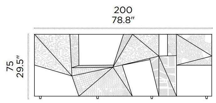 Casamania & Horm Комод из алюминия и дерева Riddled sun-id-1404390 - Вид №5