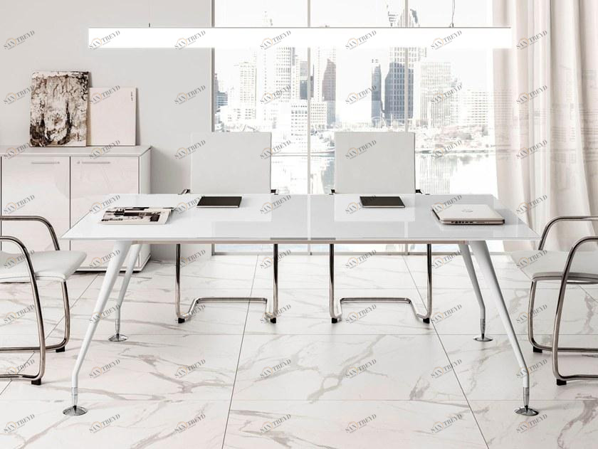 Las Mobili Стол для совещаний из хрусталя Enosi evo sun-id-1423208