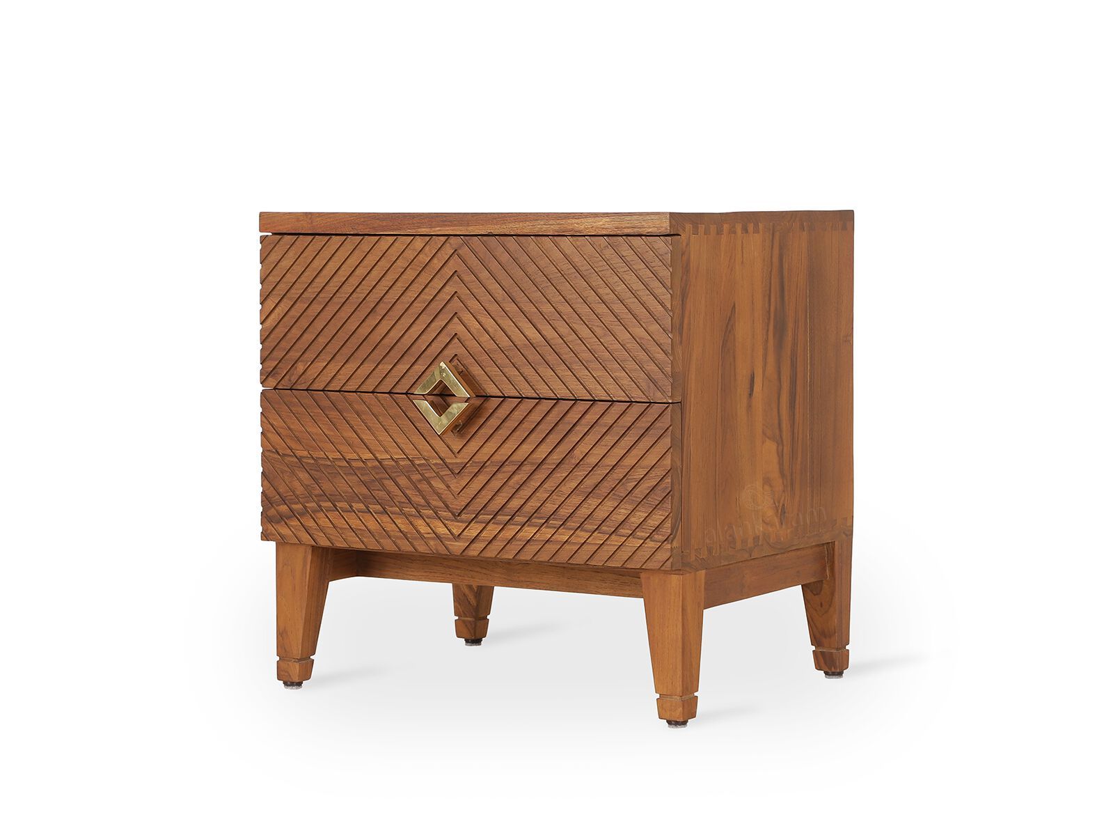 Тумбочка из тикового дерева с ящиками Alankaram DRITTO ARCH-00083298