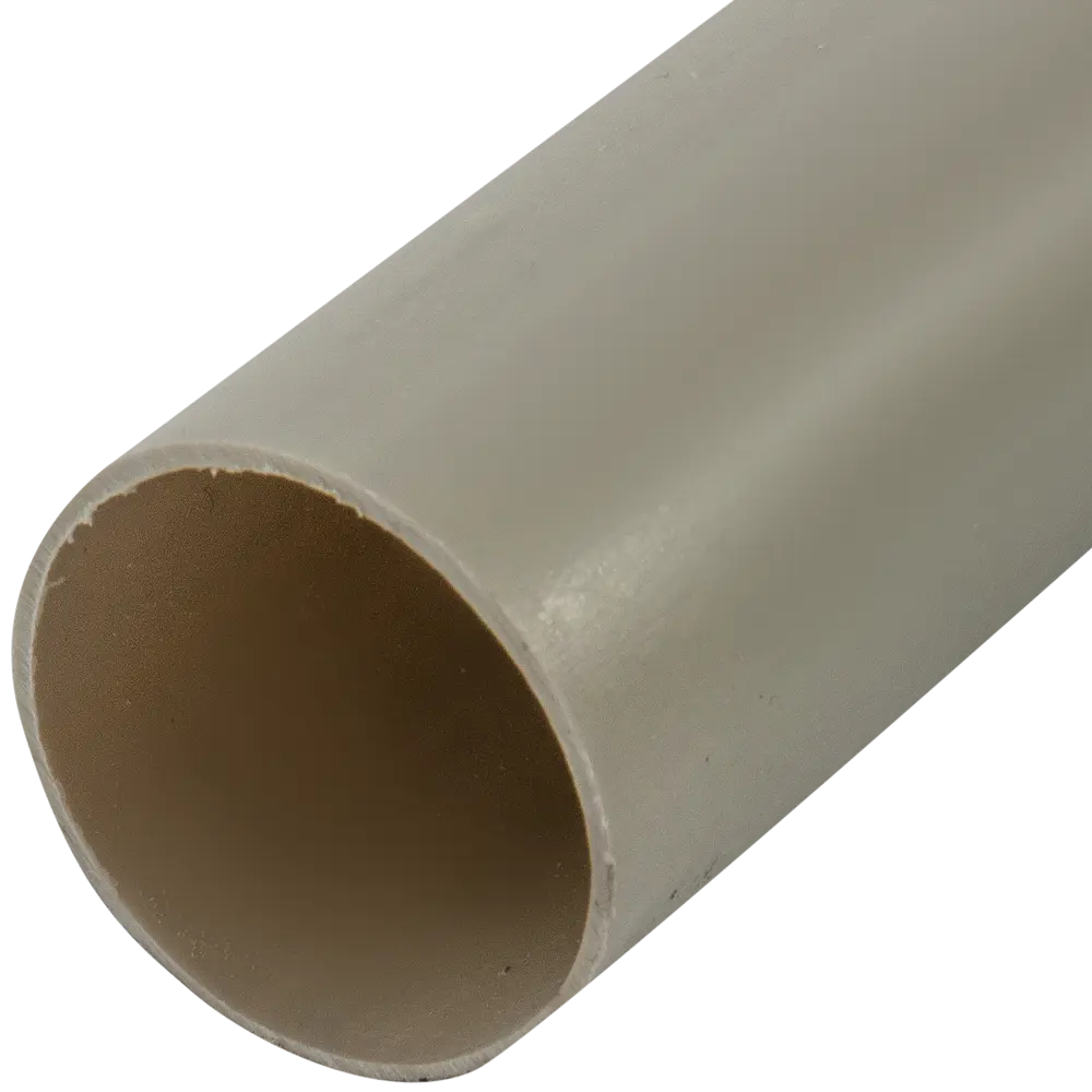 Труба для кабеля Экопласт ПВХ D32 мм 2 м цвет белый STLM-2138731