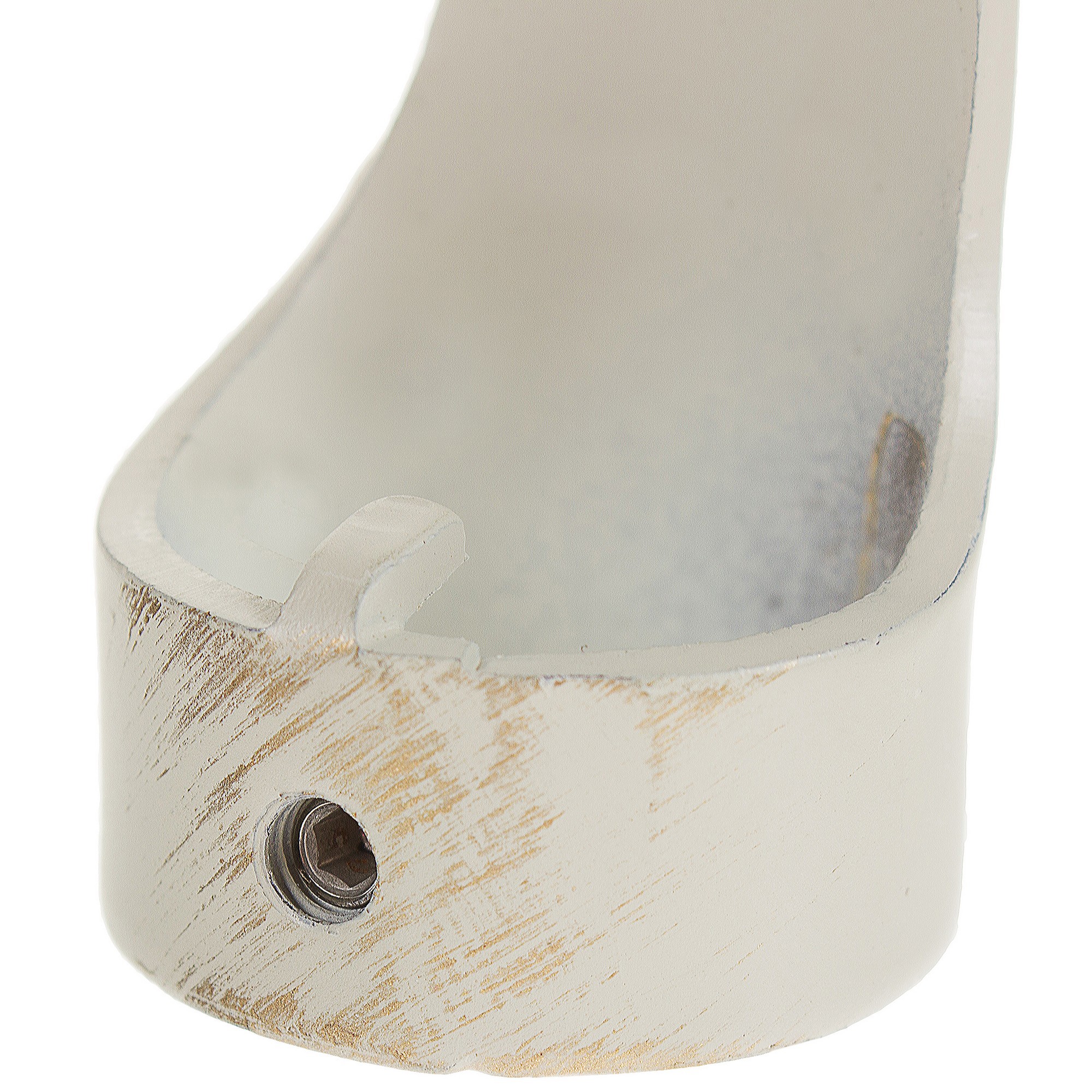 INSPIRE Наконечник декоративный «Завиток» белый антик для карниза 15089191 STLM-0005367 - Вид №2