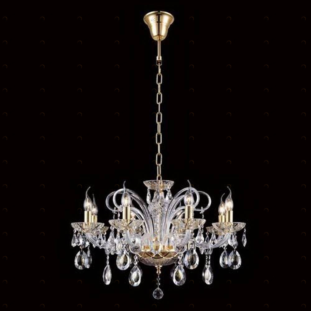Подвесная люстра Crystal Lux Ice New SP8 CRYSTAL LUX ДИЗАЙНЕРСКИЕ, ICE NEW 056915 Прозрачный 