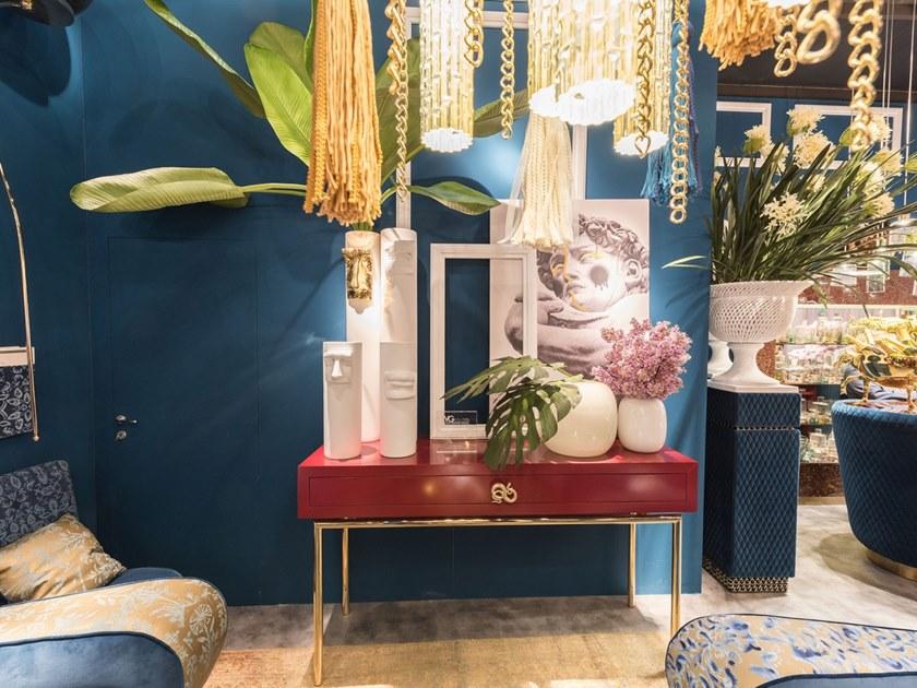 VGnewtrend Лакированная прямоугольная консоль с ящиками New secret 7512075.30  - Вид №3