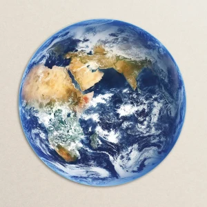 Картина на стекле Postermarket Планета земля 40x40 см