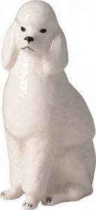 80326 Императорский фарфоровый завод Скульптура "Пудель" Фарфор твердый