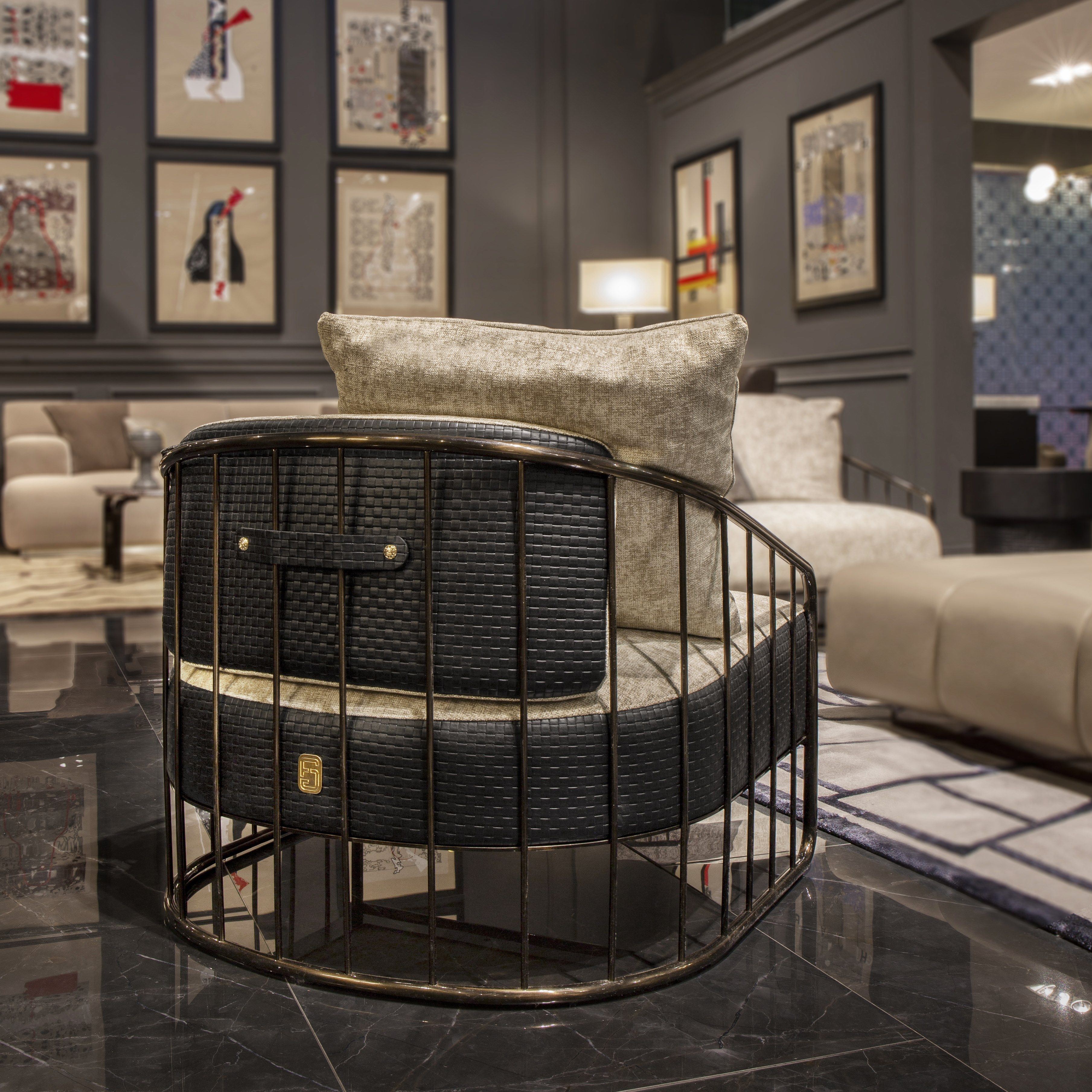 Тканевое кресло Formitalia Чарльстон ARCH-00012801 - Вид №5