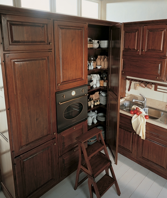 204 Tifernoit Кухня с восковым лаком "Светлый орех" Cucina - Вид №7