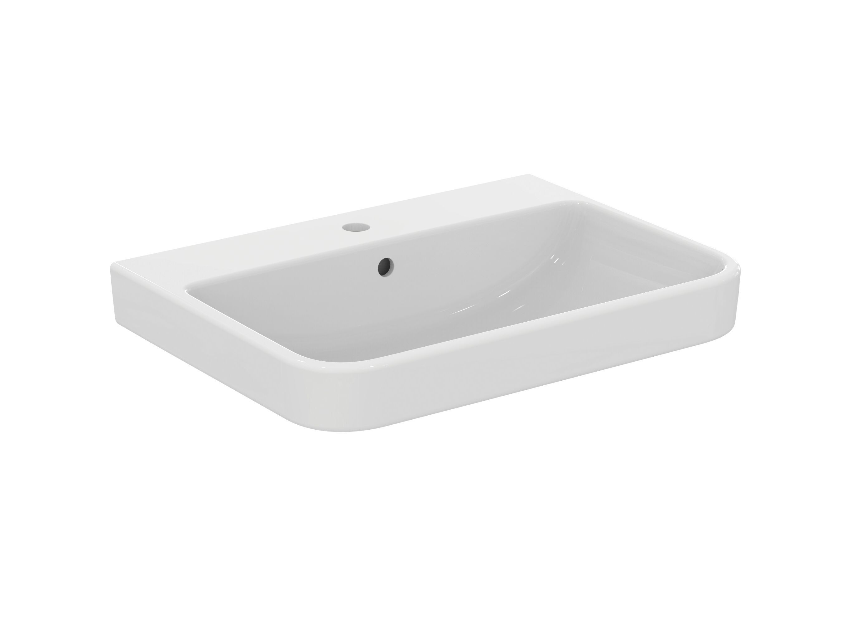 Прямоугольная раковина на колонне с переливом Ideal Standard i. life B ARCH-00078385