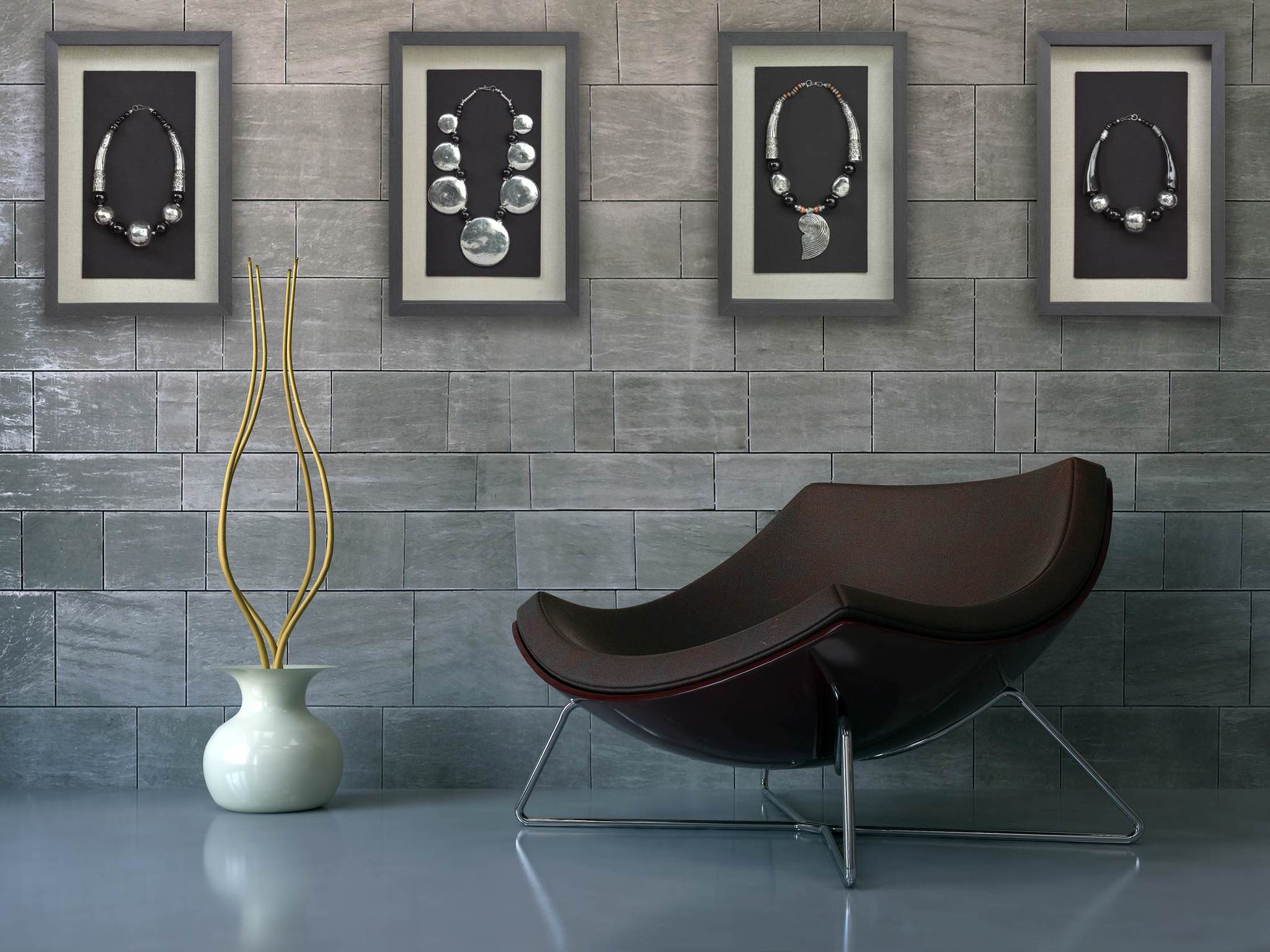 15154A Панно "Ожерелье 1" Decoridom Santreyd  - Вид №2