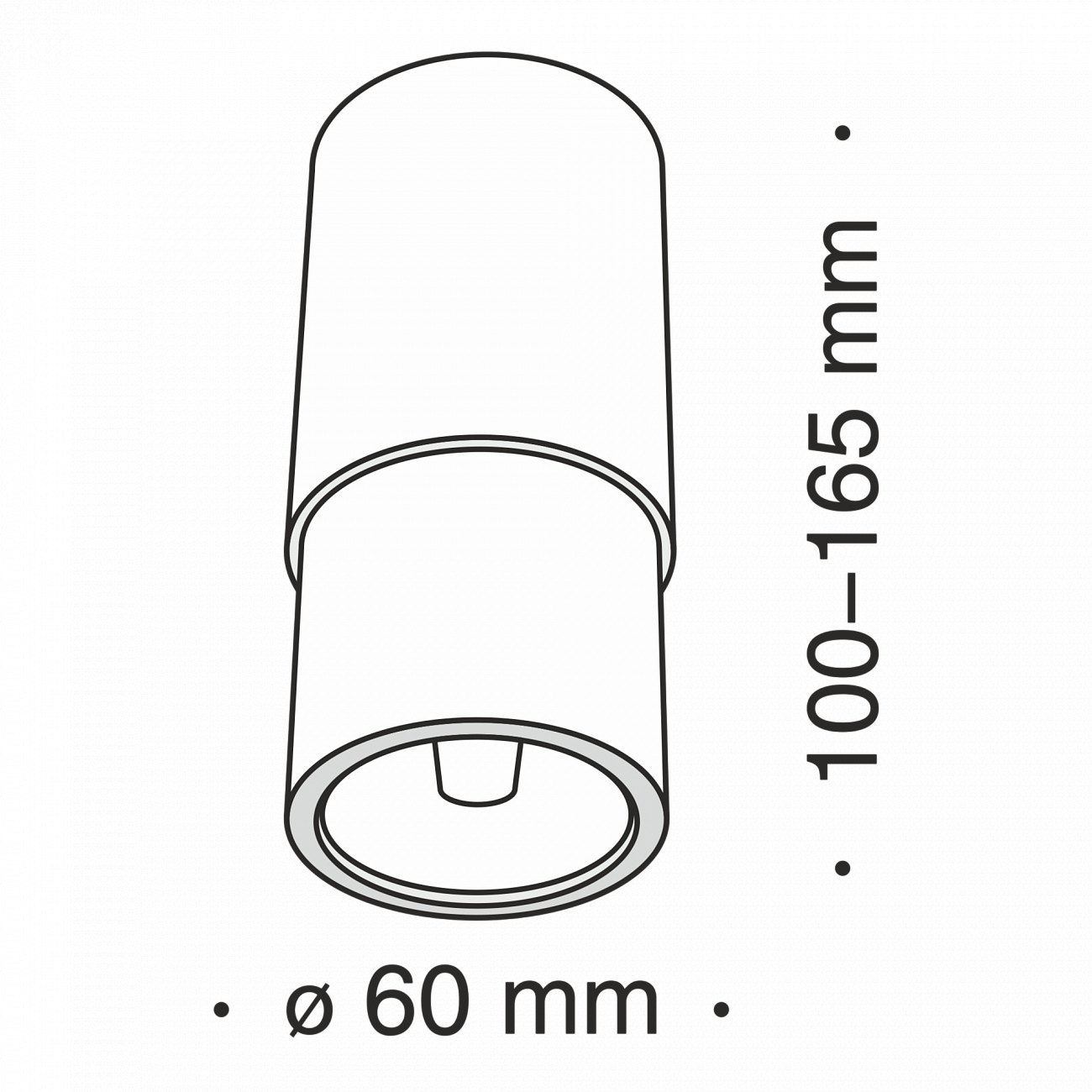 Бра потолочное черно-белое Sonas C033WL-01WB TECHNICAL CEILING & WALL 00-3957423 Белый;черный  - Вид №2
