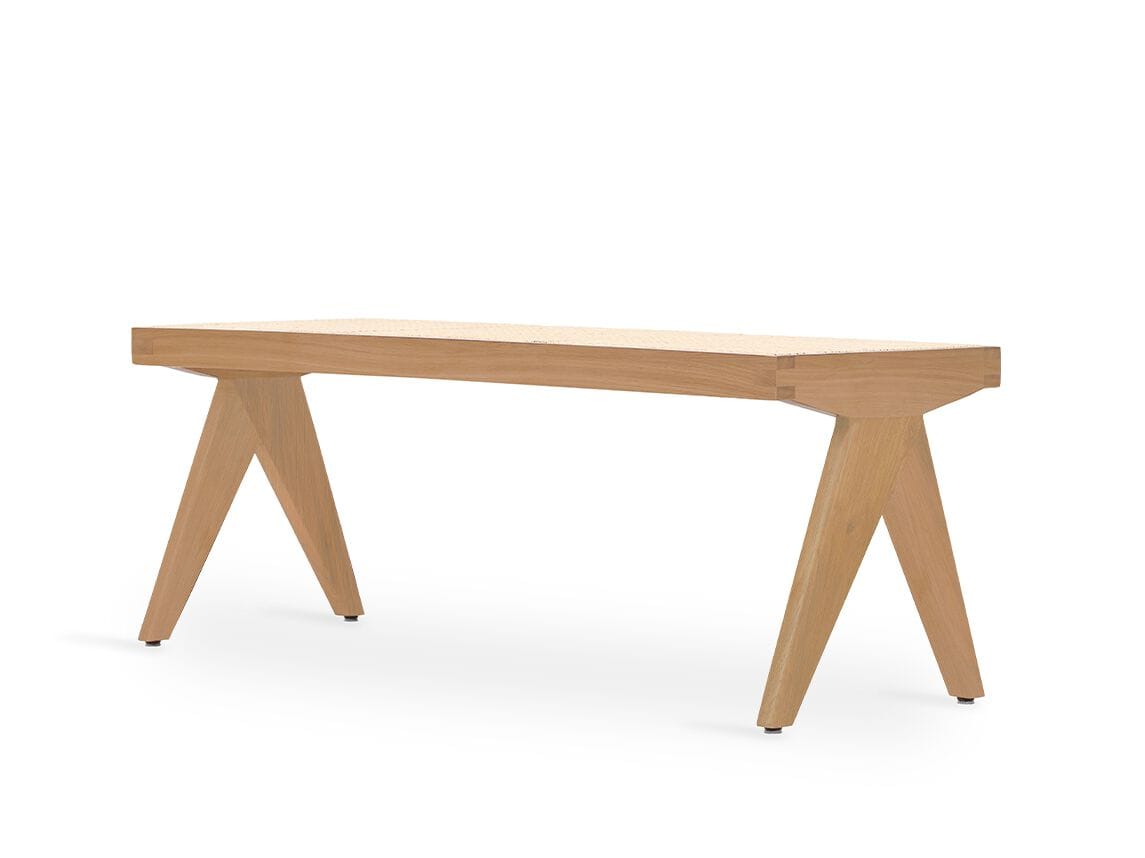 Скамейка из массива дерева Alankaram Jeanneret ARCH-00032109 - Вид №6