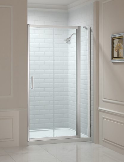 Дверь в нишу M88241P2H Merlyn 8 Series Хромированный  - Вид №1