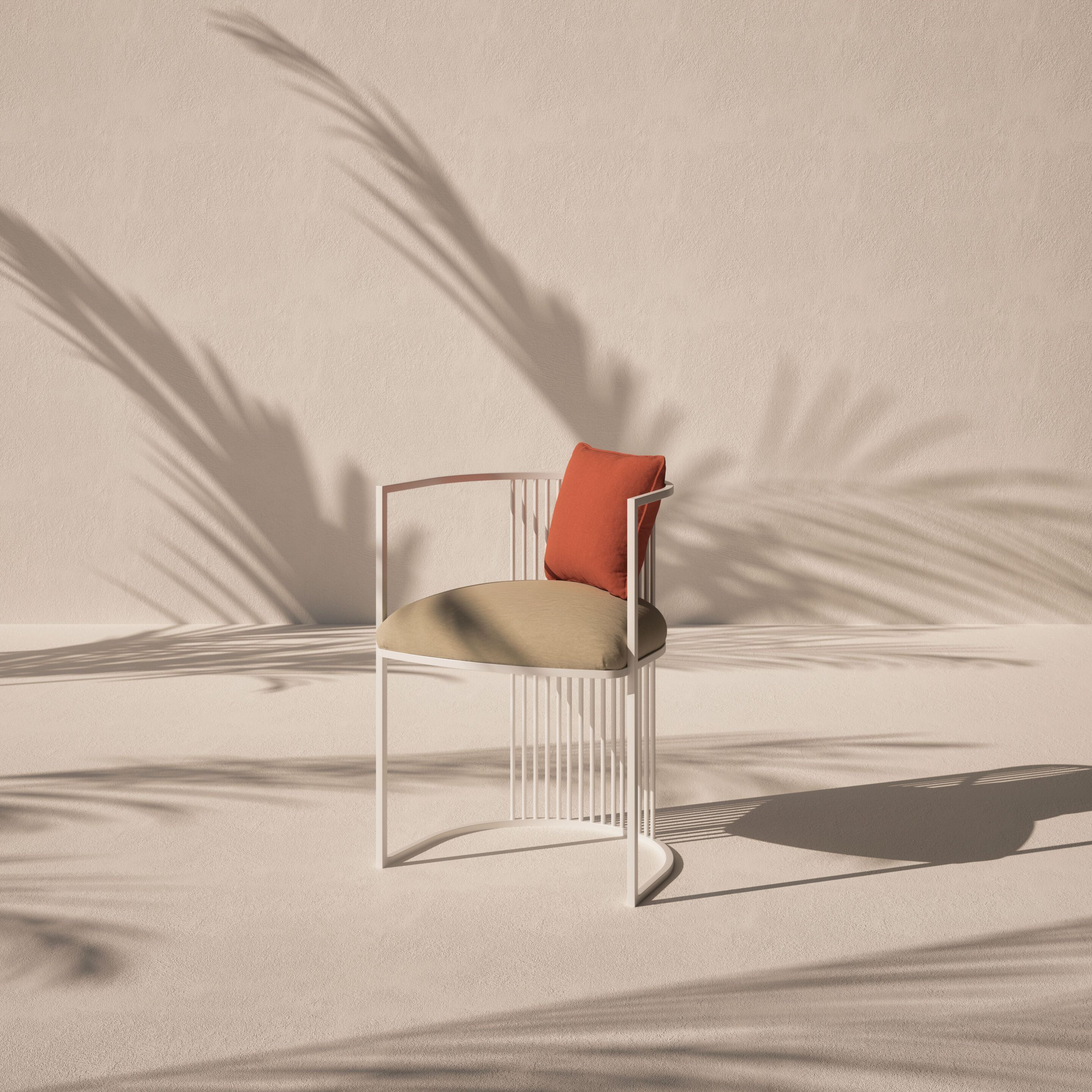 Садовый стул из оцинкованной стали Galbiati Outdoor Alpemare Collection ARCH-00148885 - Вид №1