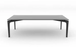 arper Прямоугольный стеклянный журнальный столик Saul