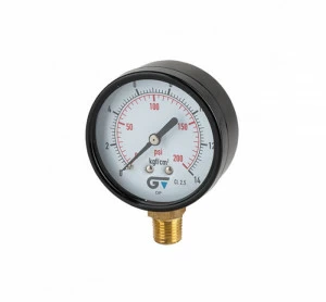 GENEBRE 3714 400 Pressure gauge Ø 63 mm, bottom connection, NPT thread