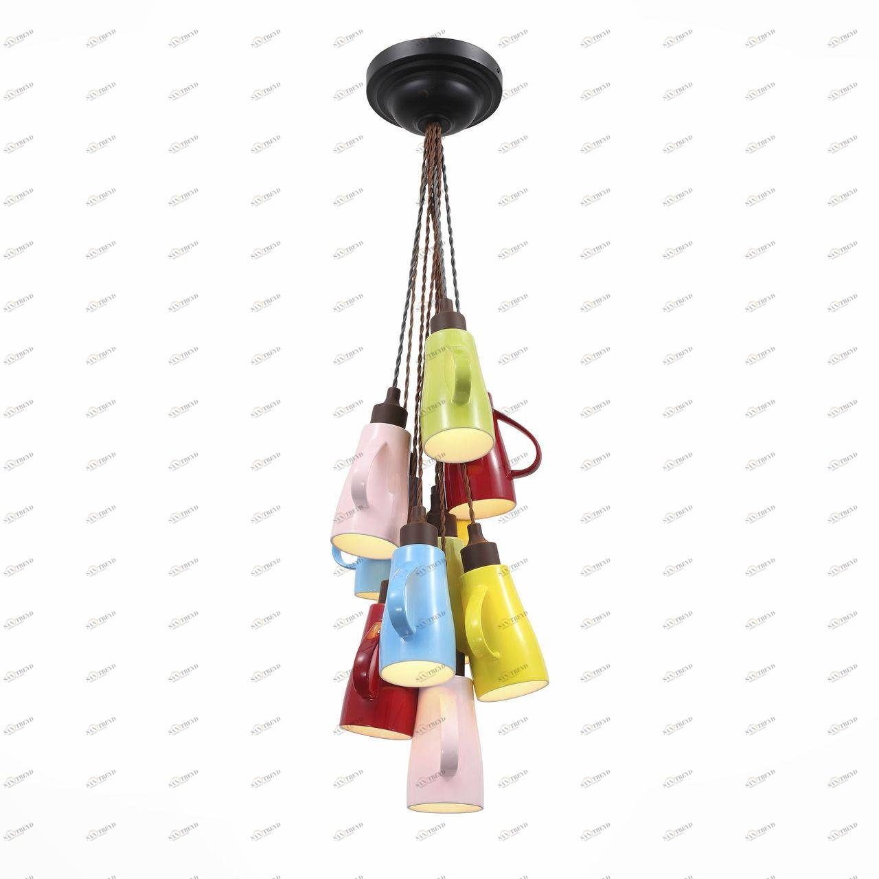 Подвесная люстра ST Luce SL300.673.10 ST LUCE ДИЗАЙНЕРСКИЕ 057935 Разноцветный 