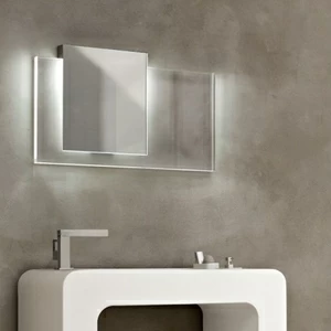 Toscoquattro Зеркало с внутр. подсветкой и вставкой из оргстекла Specchiere левое