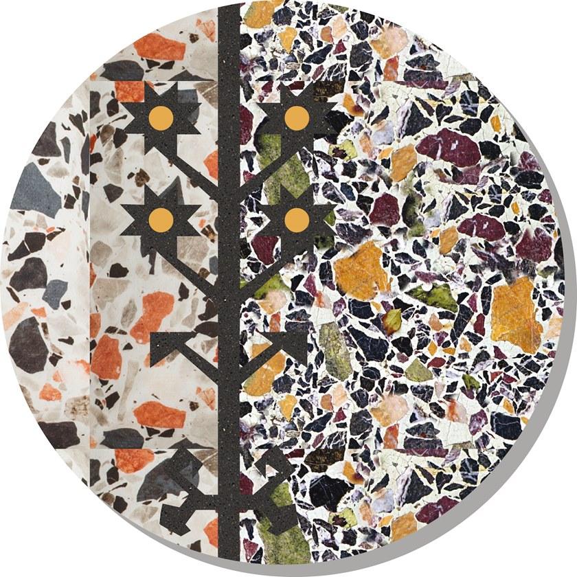 KAROISTANBUL Круглая столешница из венецианского терраццо Complementi d'arredo sun-id-1464750 - Вид №8