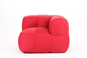 2000983113344 Кресло бескаркасное Palais Royal 1 красное LAZY LIFE PARIS
