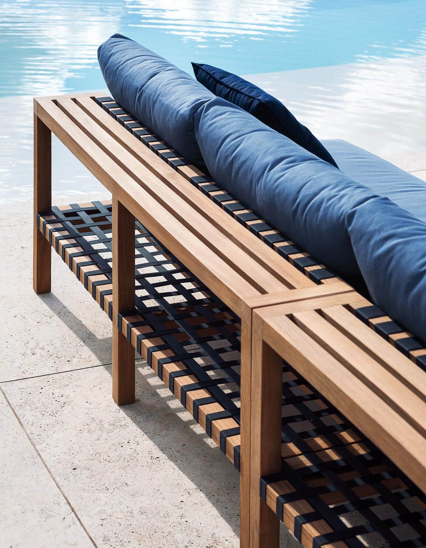 Модульный угловой садовый диван из тикового дерева RODA сеть ARCH-00033690 - Вид №3