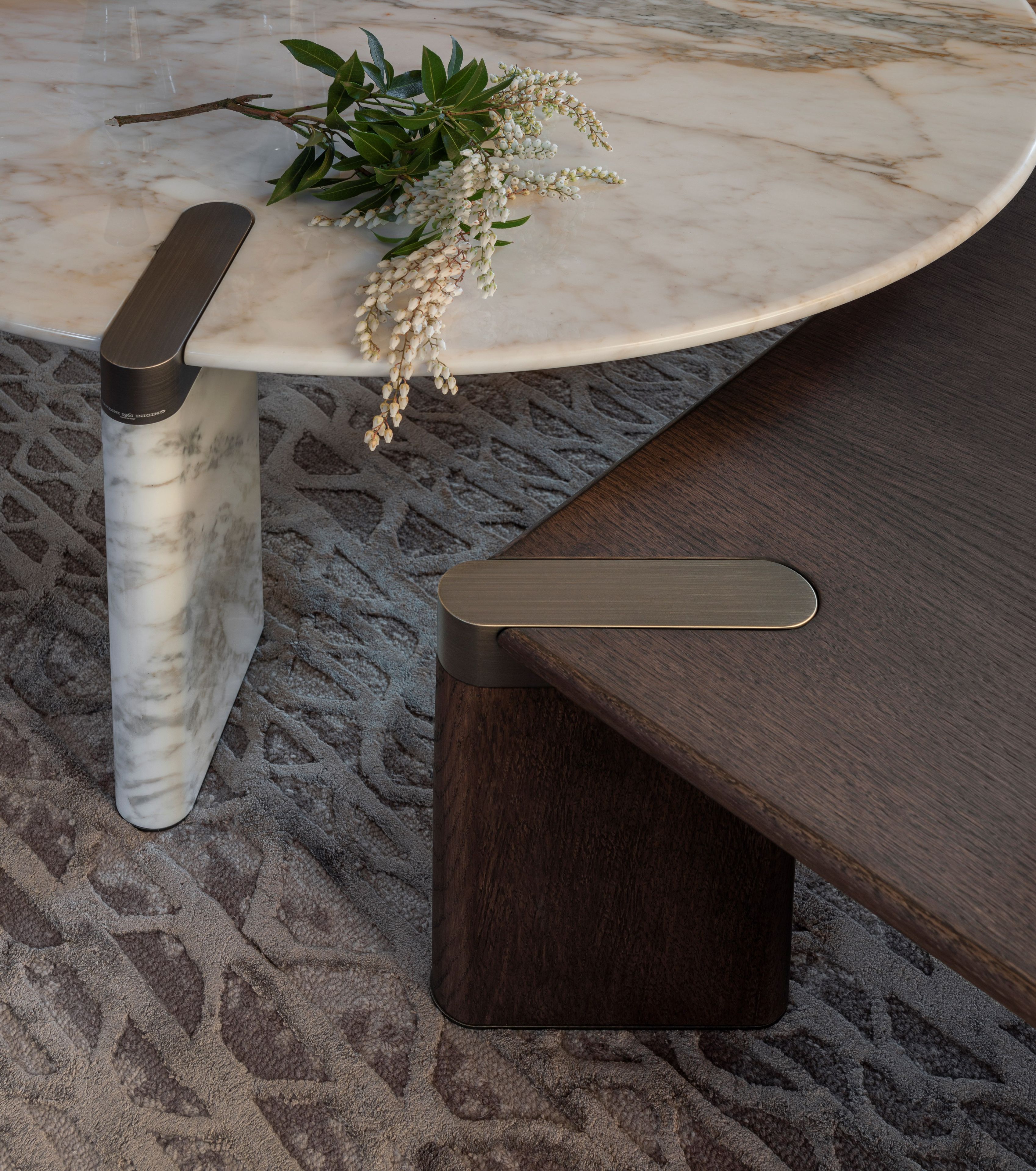 Прямоугольный низкий журнальный столик из дуба GHIDINI1961 восемьдесят ARCH-00048912 - Вид №5