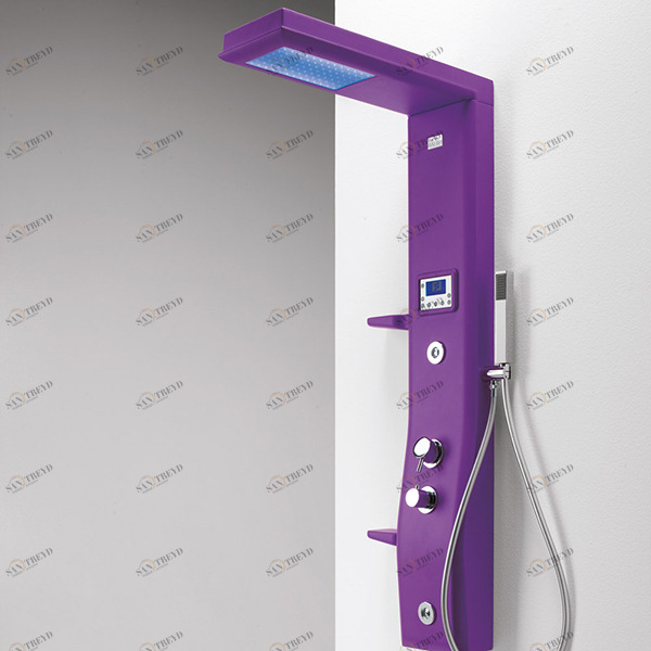 Душевая колонна Etoile Lilac 125 см с хромотерапией 4ETA4N0L Gruppo Geromin